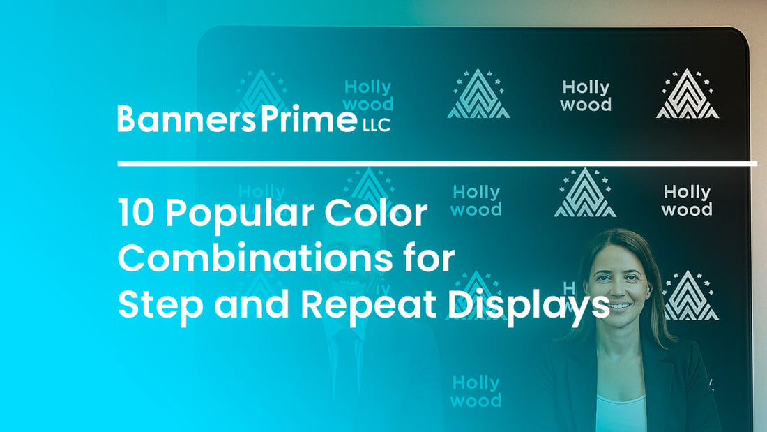 10 Popular Color Combinations for Step and Repeat Displays