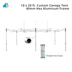 10 x 20 ft Canopy Aluminum frame base