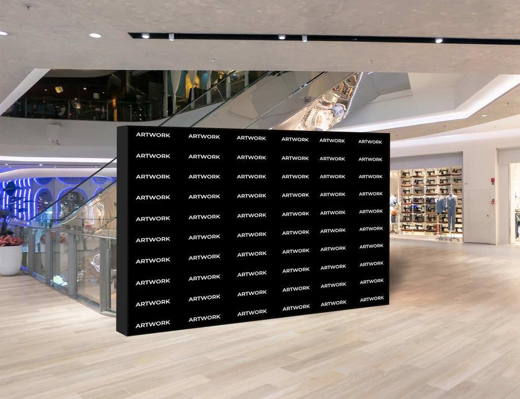 10 ft x 8 ft Step and Repeat Fabric Pop Up Straight Display image 2