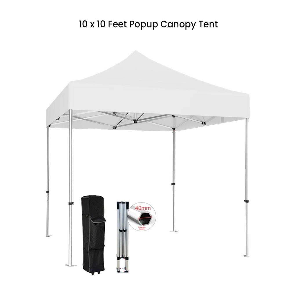 White Popup Canopy Tent image 0