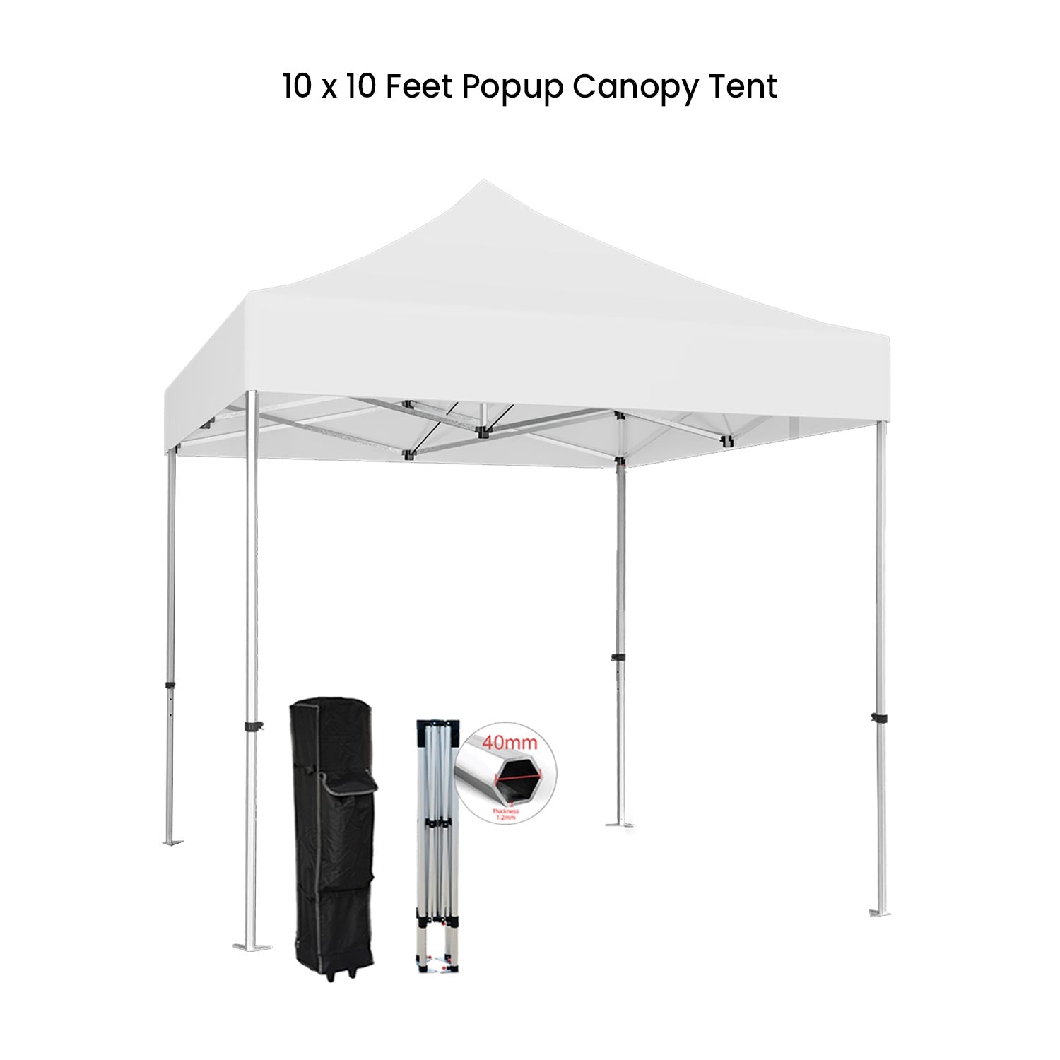 White Popup Canopy Tent image 0