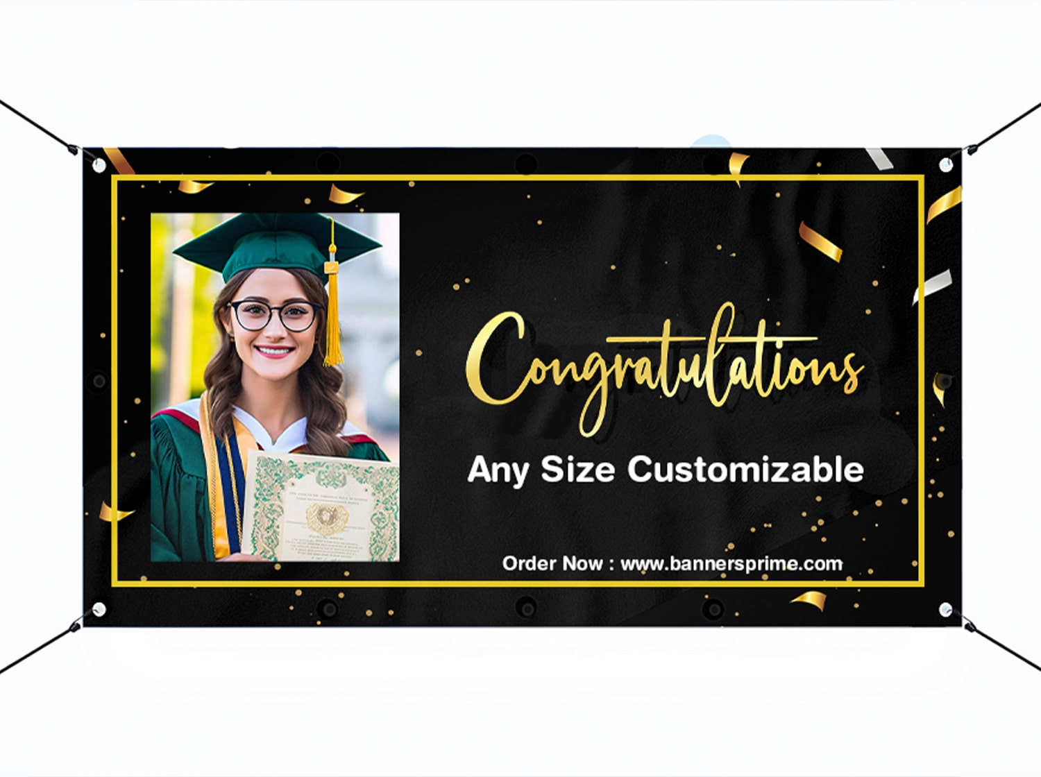 Personalized Graduation Banners & Signs with Photo | USA Banners Prime