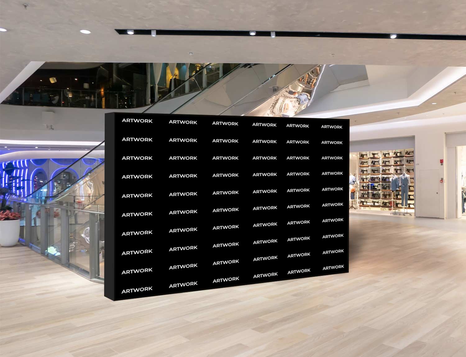 10 x 8 Ft Fabric Pop-up Straight Display 