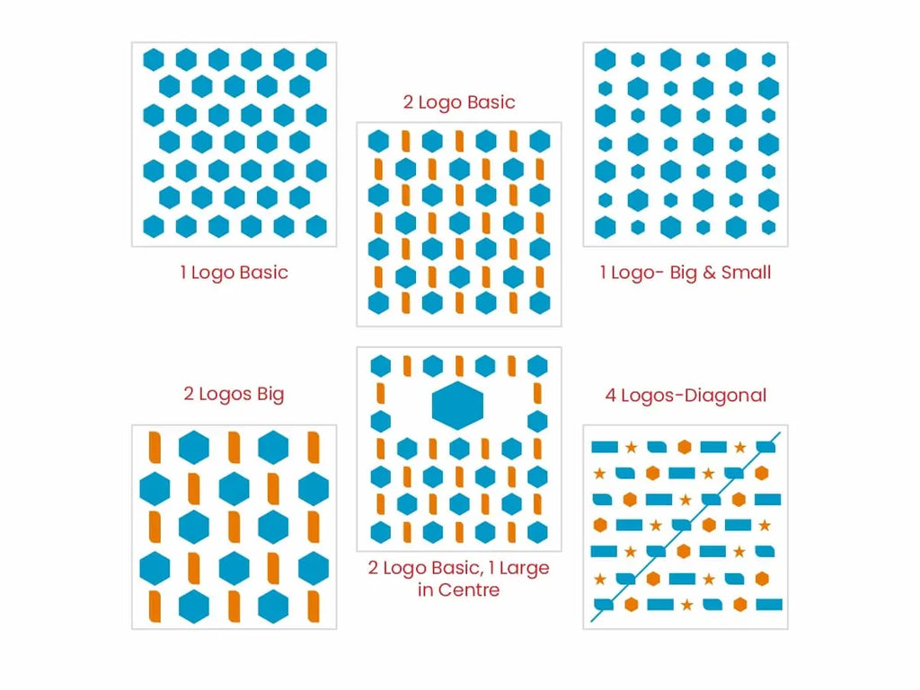 Fabric Pop-up Straight Display logo printing options