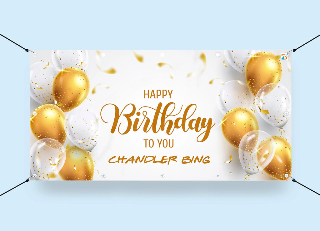 Happy Birthday Vinyl Banner 