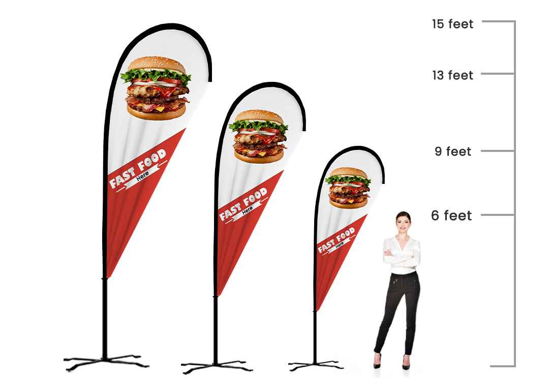 Teardrop Flag image 5